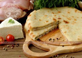 Осетинский пирог Пирог с курицей и сыром Пирог с курицей и сыром